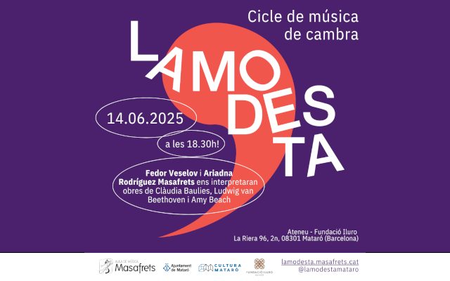 Dissabte dia 14 de juny, 18:30 h